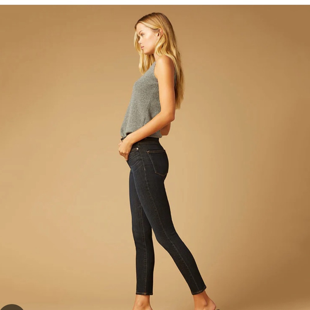 DL 1961 Farrow Skinny High Rise Instasculp Ankle Jeans 26 Grey